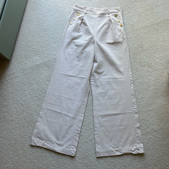 Rachel Love x Splendid Sailor Wide-Leg Trousers – Size M 🤍 - Picture 4 of 9